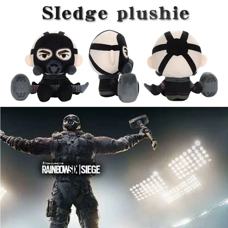 

Плюшевые игрушки-подушки «Аниме Следж» по мотивам Rainbow Six Siege, декоративные плюшевые куклы для дома, кровати, дивана, подарки для фанатов на день рождения и Рождество