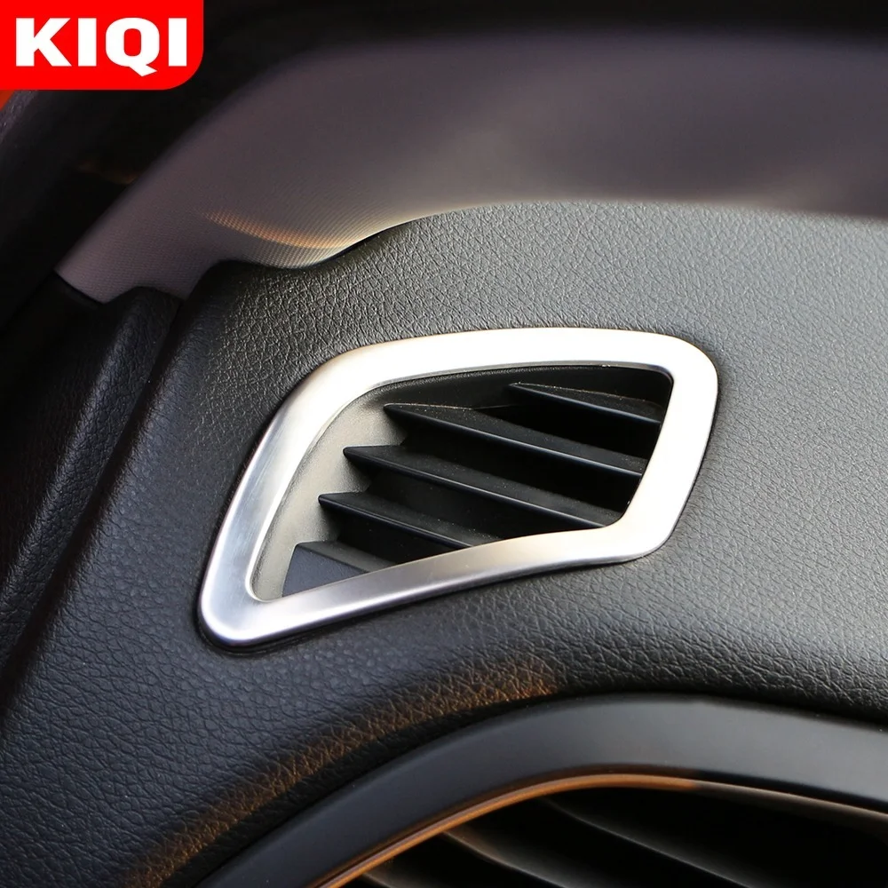 Car Styling Air Vent Cover for Jeep Renegade 2015 - 2021 LHD Interior Inside Air Vent Dashboard Cover Trim Insert Outlet Molding