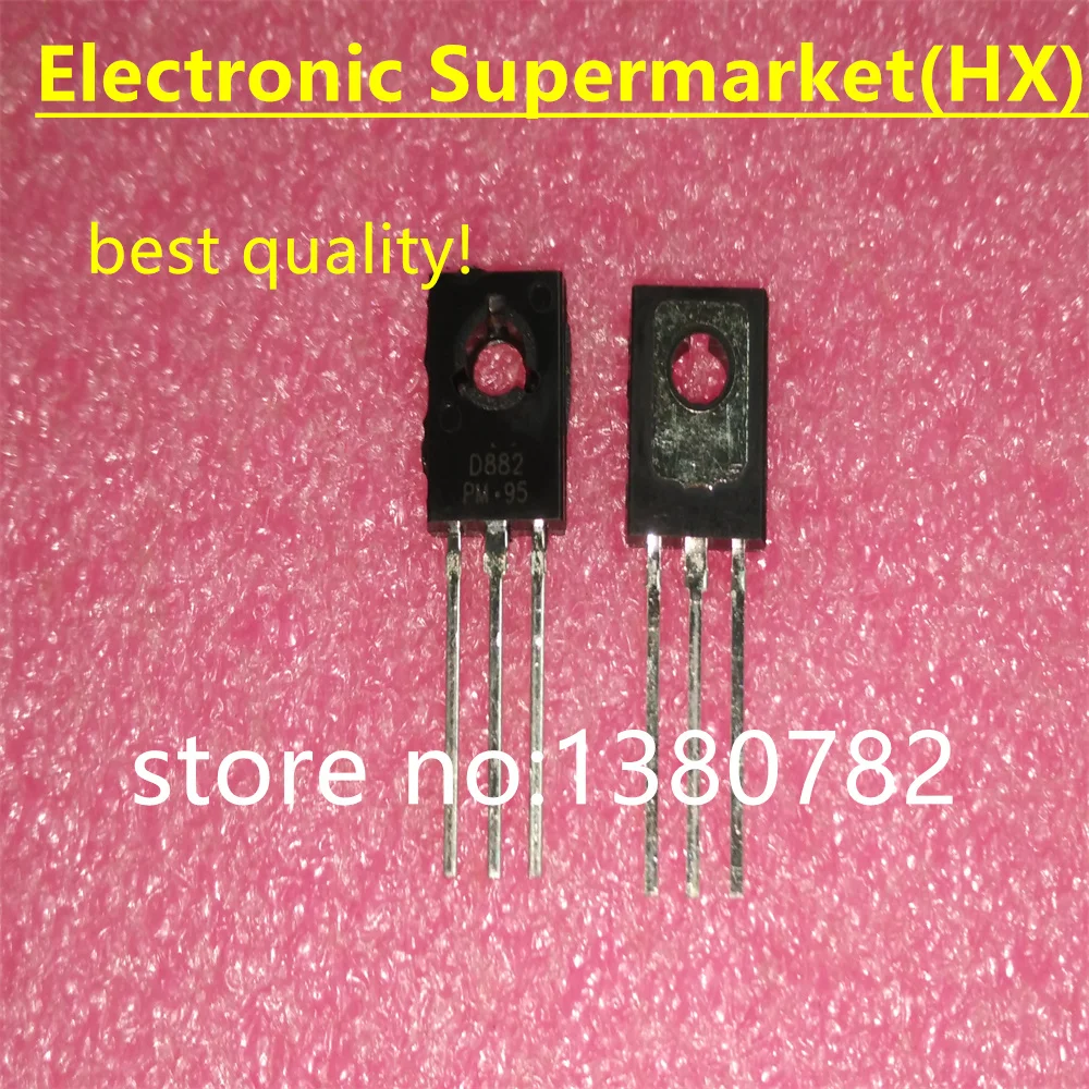 Free Shipping 500pcs/lots 2SD882 D882 TO-126 IC In stock!