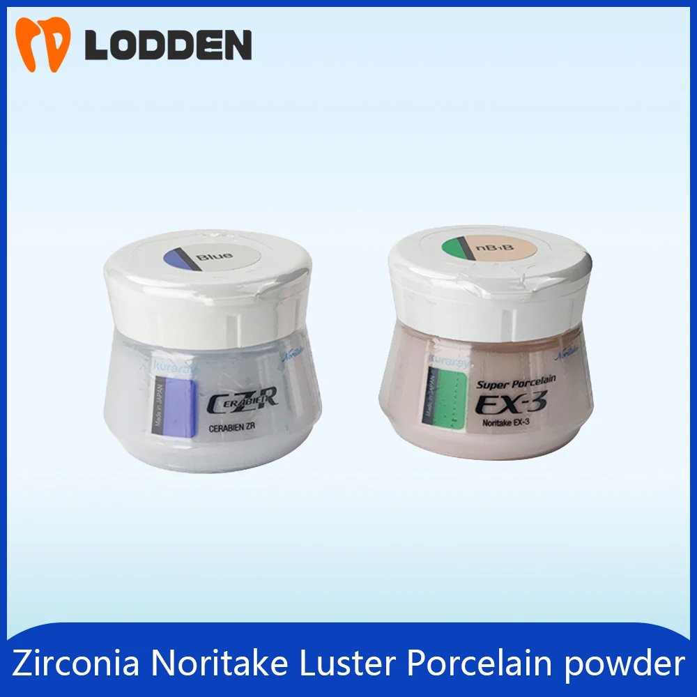 Lodden CZR Noritake Luster For Zirconia Porcelain Powder 50g Dental Lab EX-3 Ceramic Zirconia Noritake Luster Porcelain Powder