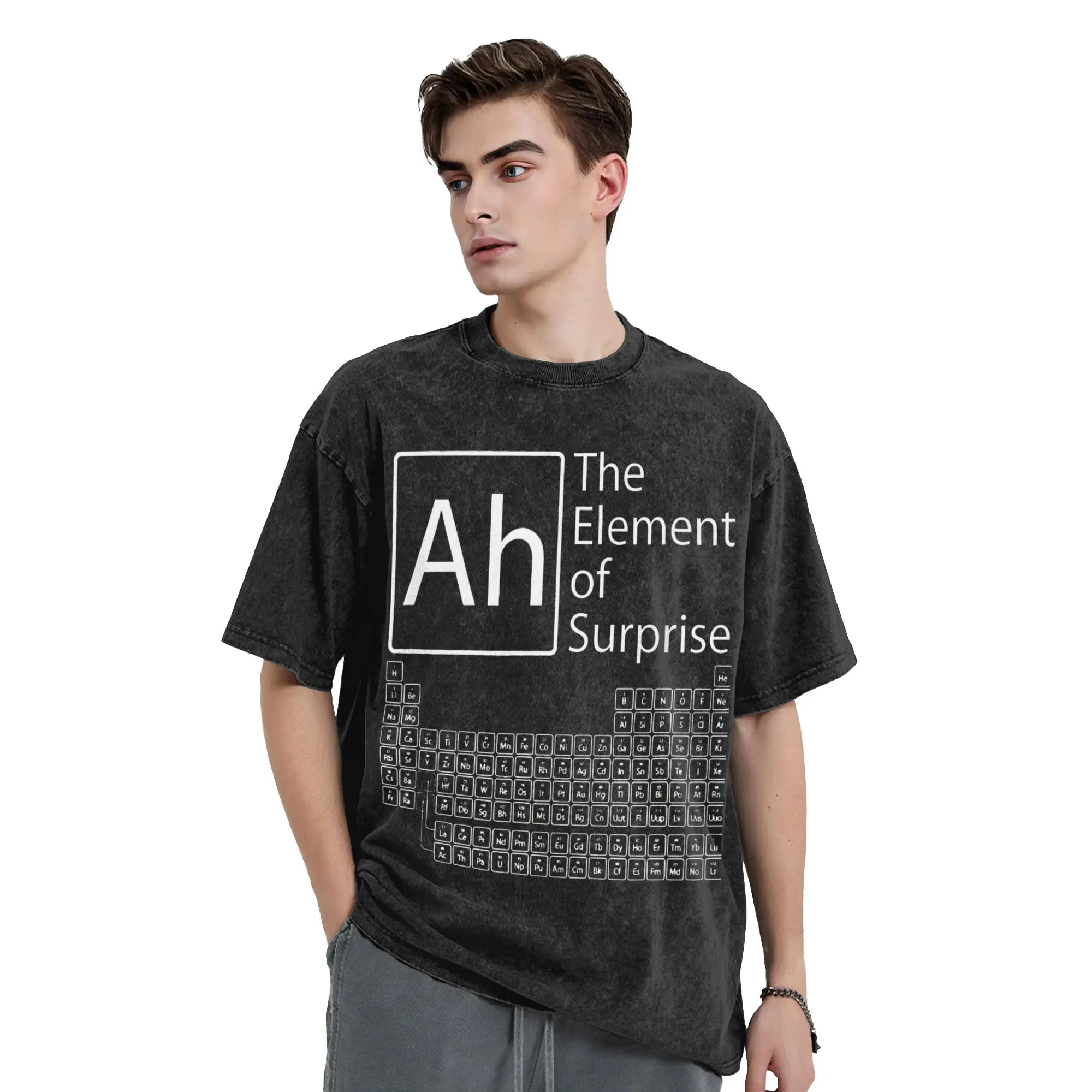 Ah! The Element of Surprise T-Shirts  Clothing Summer Funny Short Sleeves T-Shirt O Neck Hip Hop Custom DIY Tee Shirt Hot Sale