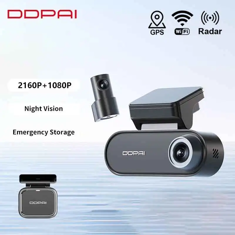 

DDPAI Mini Pro 1296P Видеорегистратор Wi-Fi Голосовое управление Автомобильный видеорегистратор Видеорегистратор Видеорегистратор Ночного видения Регистратор 24H Монитор парковки