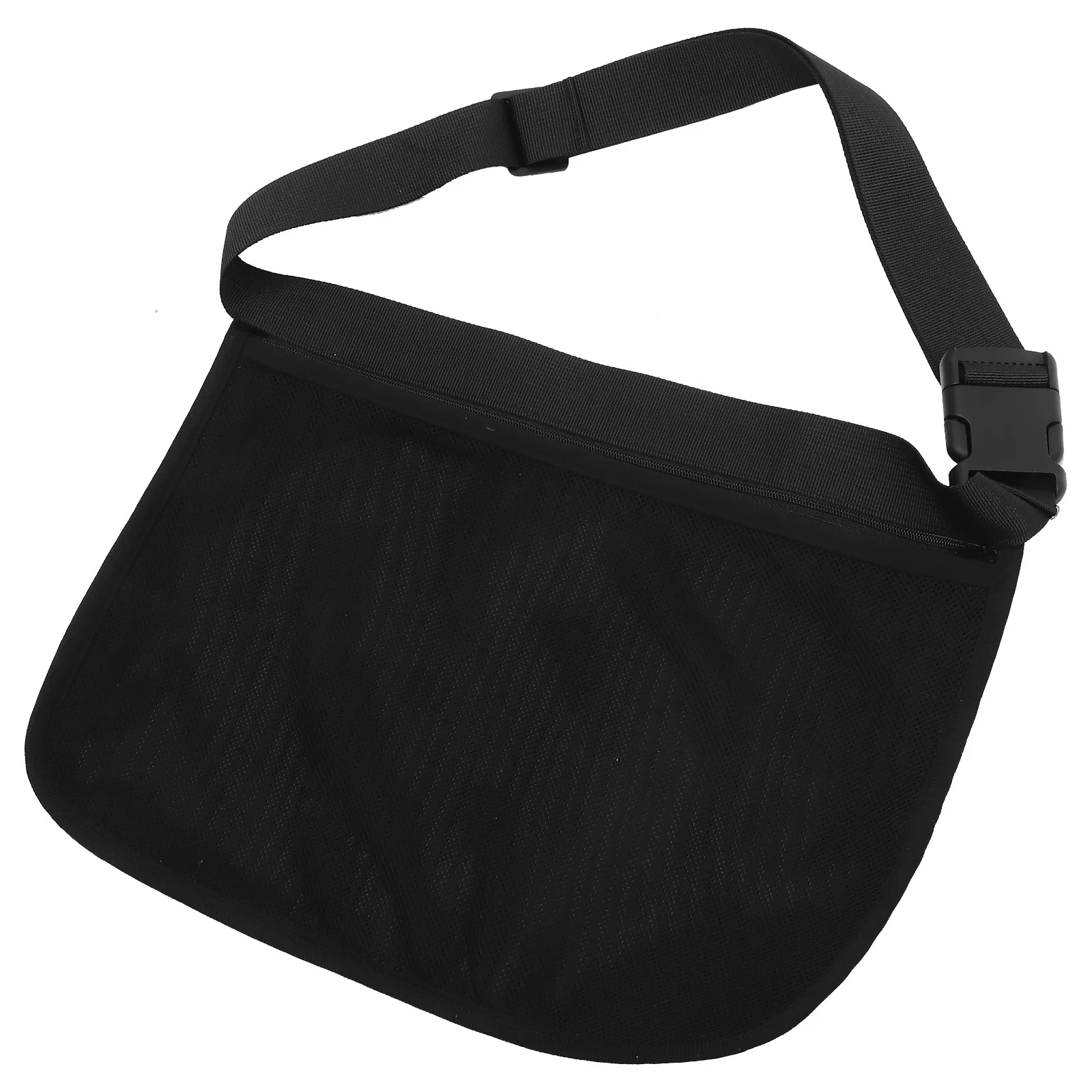 

Mesh Design Tennis Ball Waist Bag Durable Nylon Oxford Cloth Storage Bag Practical Ball Holder Sports Equipment