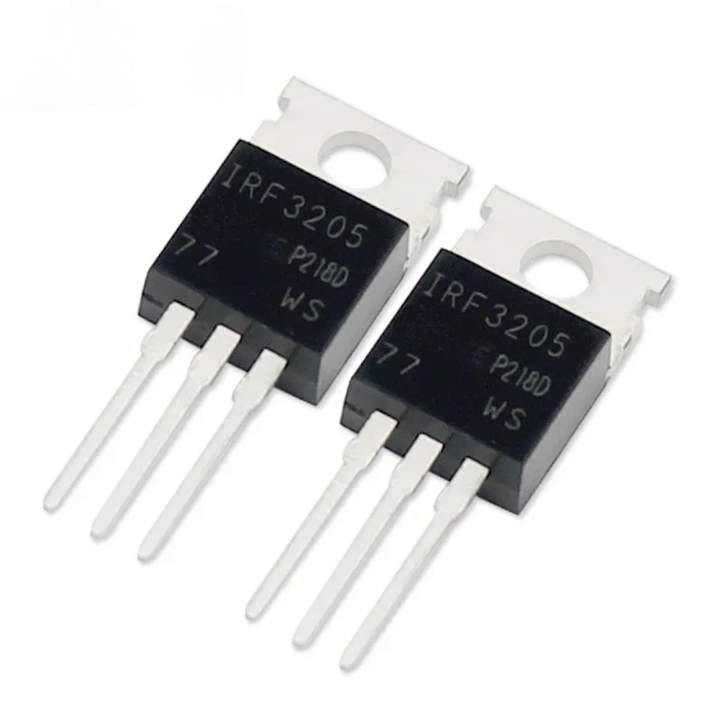 10PCS IRF3205 Mosfet Transistor TO-220 Package 55V 110A with IRF3205PBF for Motor Control Power Supplies Electronics Components