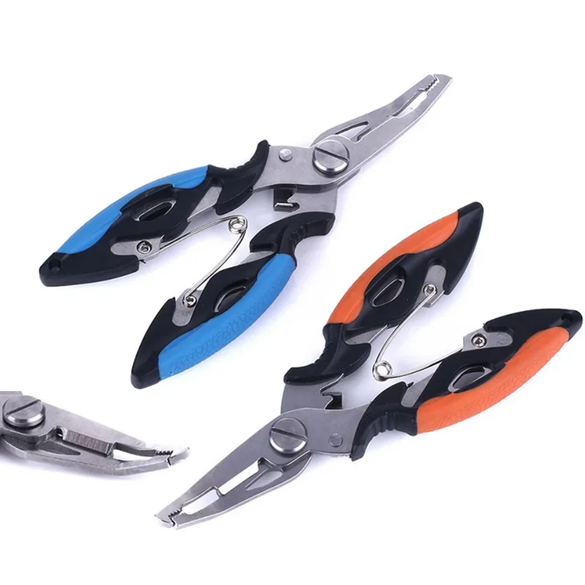 Fishing Plier Scissor Gear Fishing Line Lure Cutter Hook Remover Stainless Steel Pliers Fishing Scissor Pliers Fishing Equipment