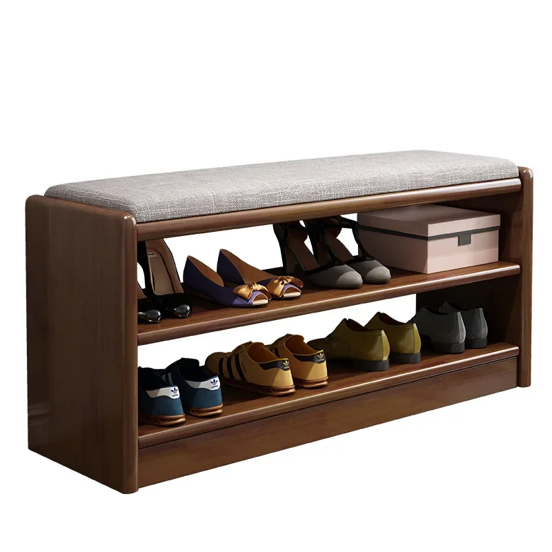 

simple shoe rack stool at the door, you can sit at home, wear shoes stool, enter the door, long stool