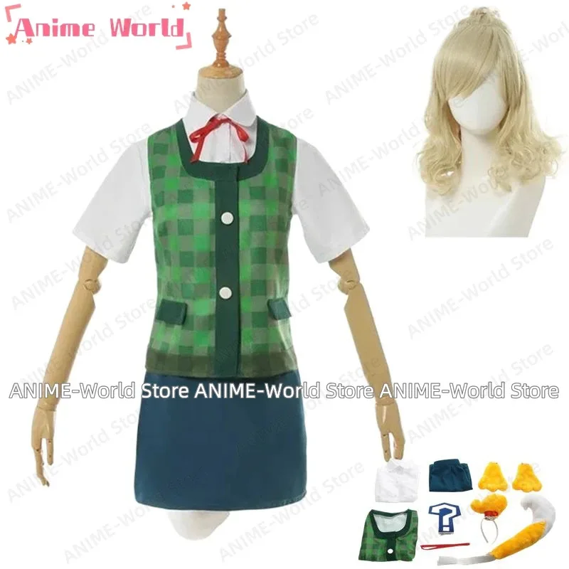 

Лили 123 《》 Изабель Косплей Игра Animal Crossing New Horizons Костюм Униформа Экипировка Хвост Головной Убор