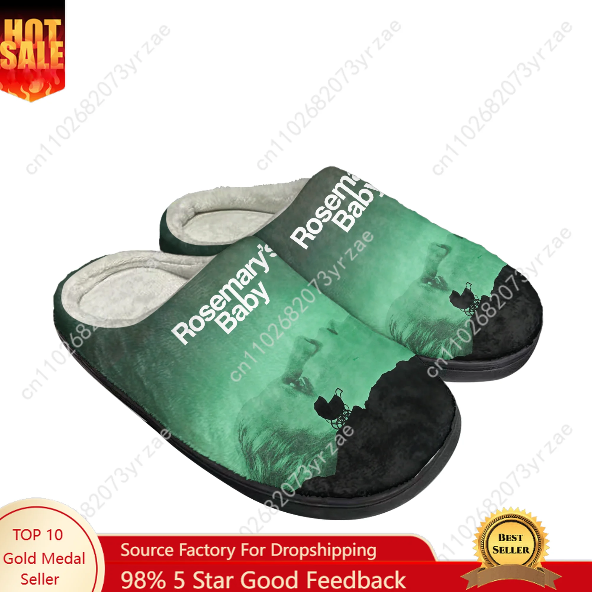 

Rosemary's Baby Cotton Shoe Family Slipper Men Women Teenagers High Quality Fashion Plush Indoor Casual Warm Shoe Custom Slipper