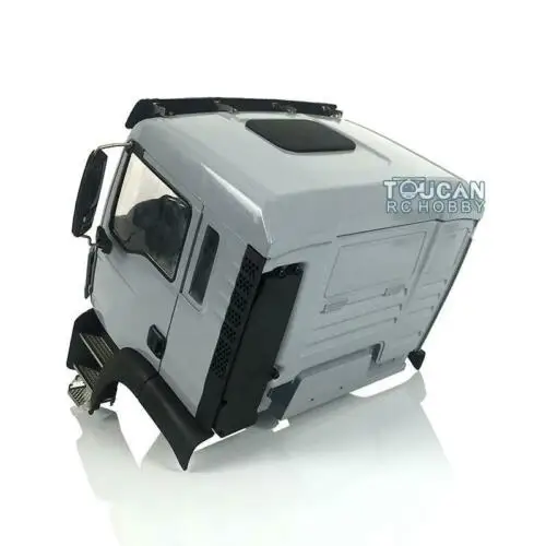 1/14 Lesu RC Plastic Painted Grey Tgs KIT Cabin For Dumper Truck Model Tamiyaya Toy Model
