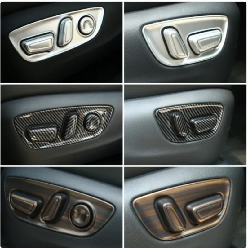 

ABS Plastic Seat Adjustment Switch Button Cover Trim For Toyota Sienna 2021 2022 2023 Car Interior Accessories Decoration 5Pcs