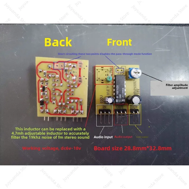 LM1894 Noise Reduction Circuit DNR Dynamic Noisy Reduction Circuit Module