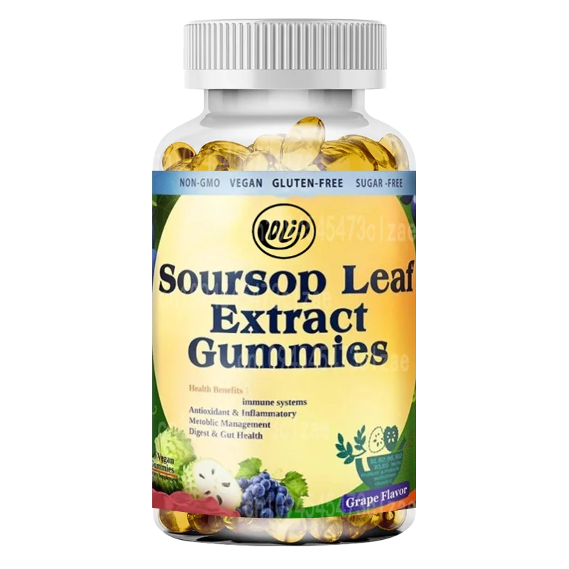 Probiotic Fiber Gummies, Organic Prickly Fruit Lychee Extract, Helpful for Digestive and Intestinal Health -60 Capsules
