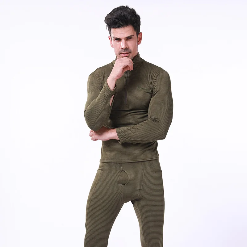 Winter Top Quality Thermal Underwear Men Underwear Sets Compression Fleece Sweat 2022 New Quick Drying Thermo Underwear Clothing