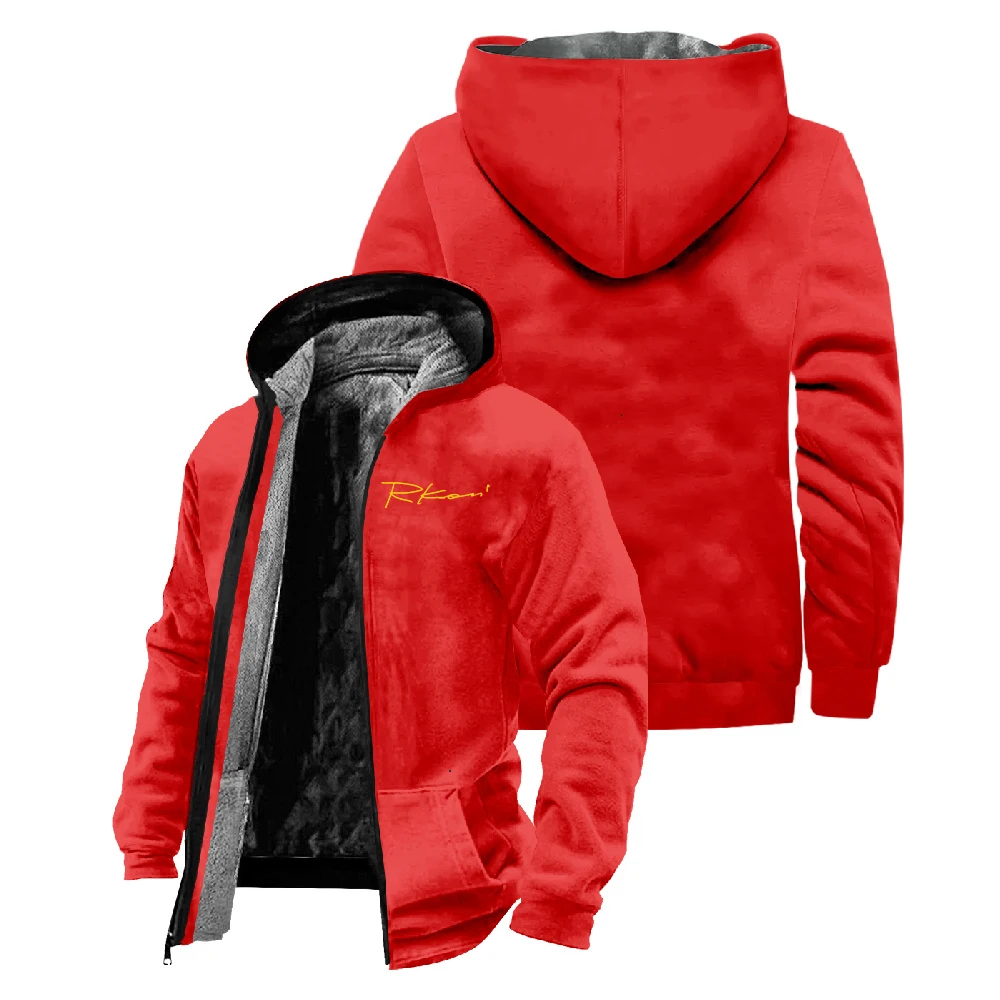 GF Rkomi شعار قلنسوة بسحاب لايف 2025 Merch كم طويل ملابس الشارع الشهير النساء الرجال سترة سترات للجنسين معطف الشتاء #6