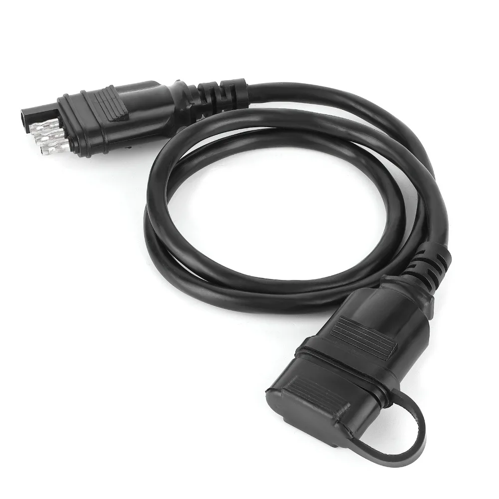 32in Length 4 Pin Flat Extension Cable 4 Pin Flat Wire Plug RV Trailer Connector Male Female Connector Boat Connection
