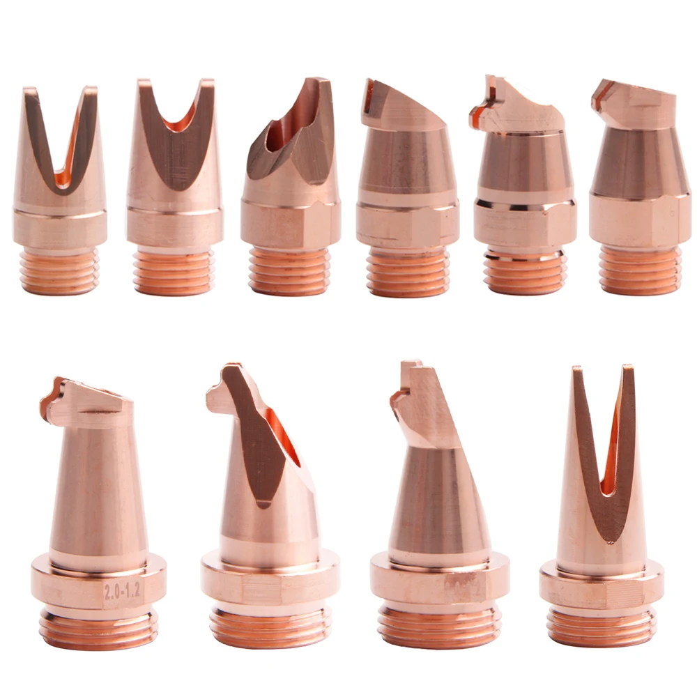 

10Pcs/Lot Laser Welding Nozzle M16 M10 QiLin Handheld Copper Welding Nozzle for QILIN Fiber Laser Welding Gun Nozzle Accessories