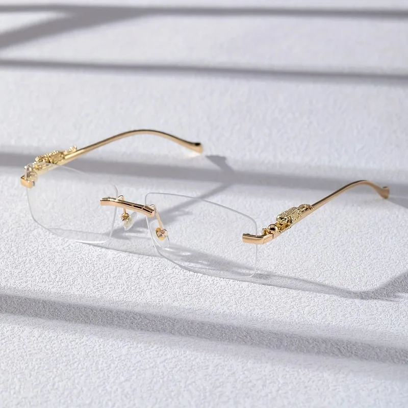 Photochrome Anti-Strahlungs-Brille für Damen und Herren, einfache quadratische Anti-Blau-Übergangsbrille, Outdoor-Sonnenbrille