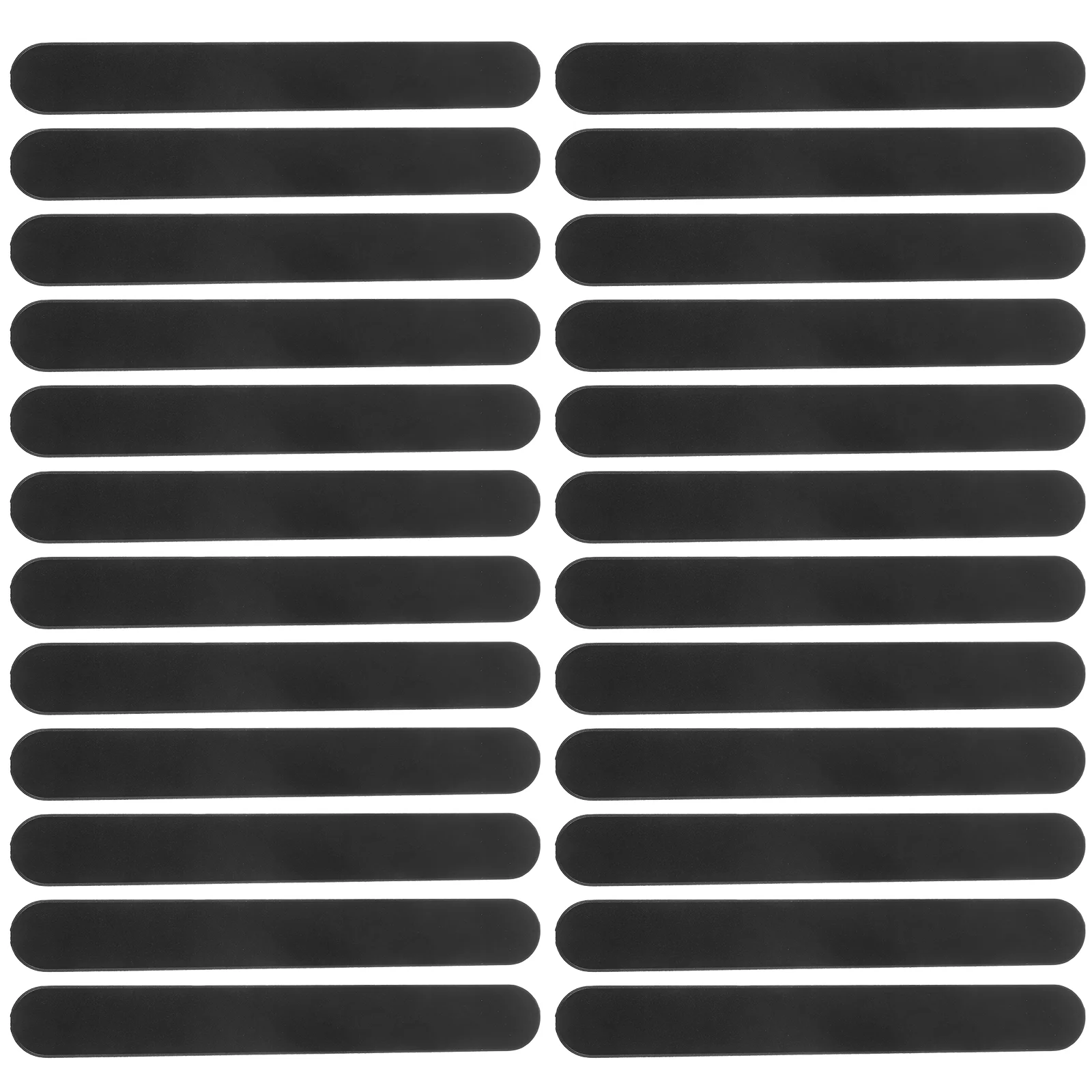 25 Pcs Tongue Scraper Spatula Plastic Dental Oral Care for Depressor Spatulas Black