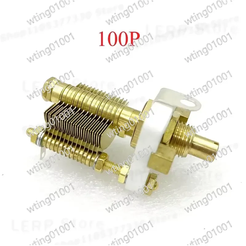 for CW2F High Q Ceramic Variable Capacitor All Copper Single Air 60P 100P for Beauty Medical Device Small Loop Antenna