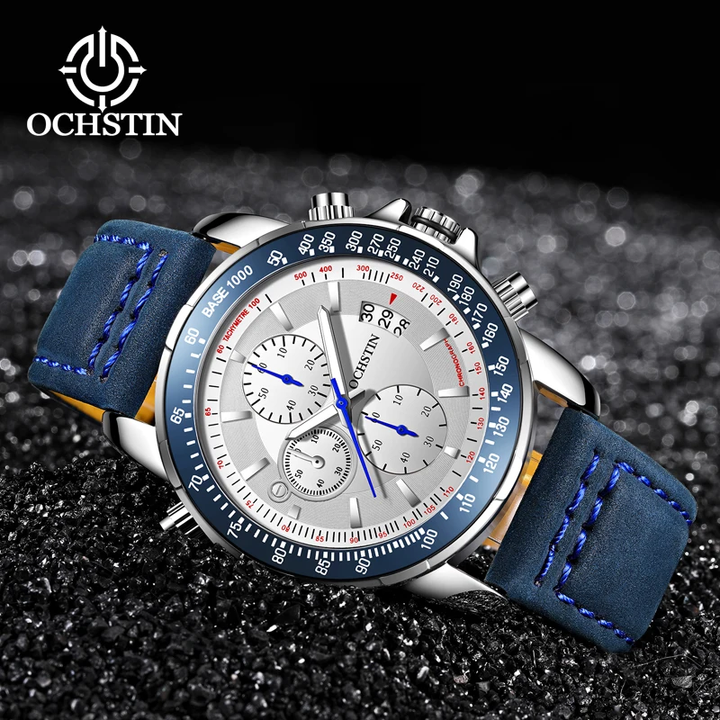 

Ochstin 2024 New Sporty Street Style Pilot Series Original Multi functional Quartz Movement Watch Men's Quartz Watch