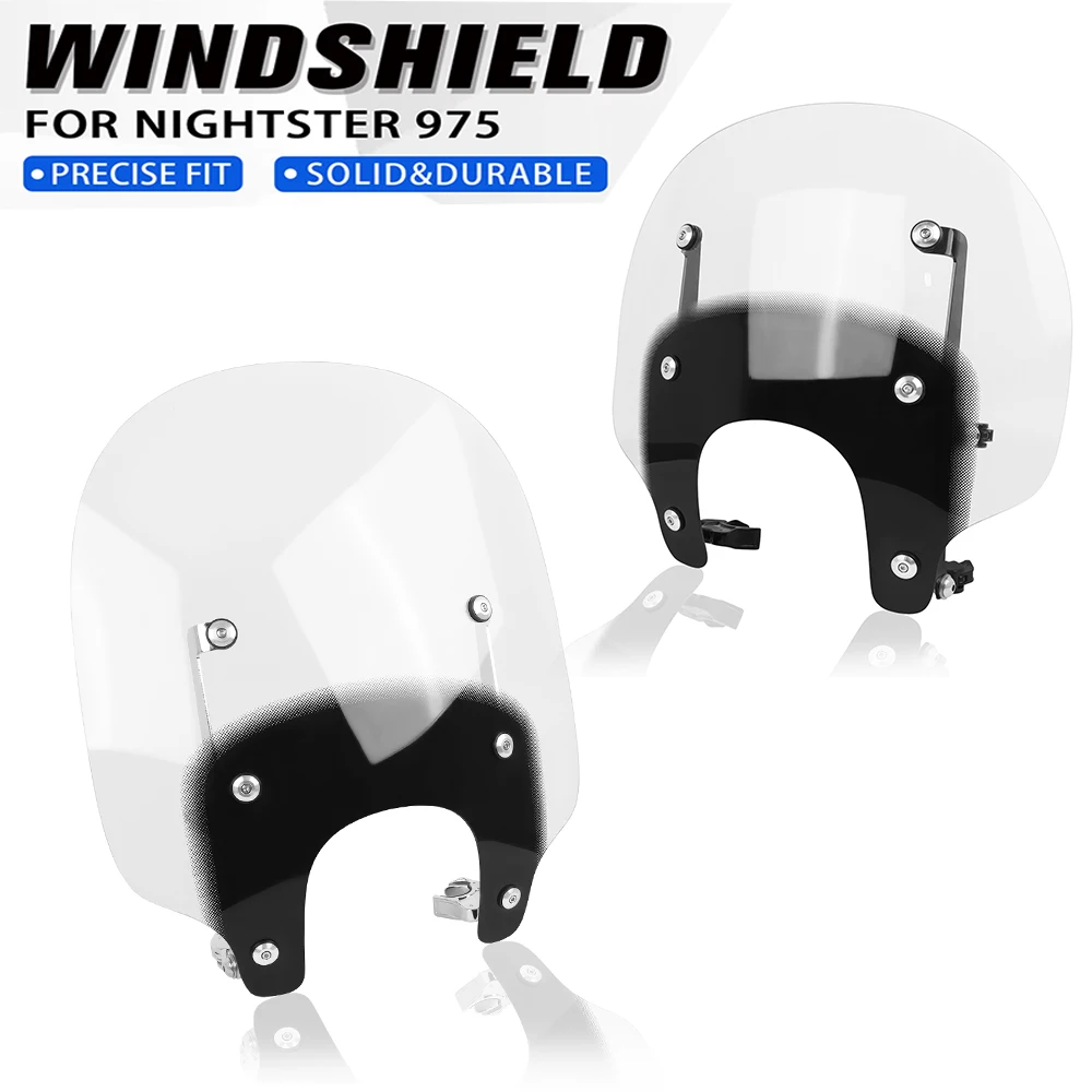 For Harley Nightster 975 RH975 RH 975 2022 2023 Motorcycle Quick Release Windshield Windscreen Wind Shield Deflectors