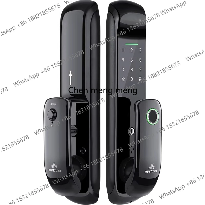 Automatic smart fingerprint lock Graffiti pass office indoor door apartment hotel electronic password lock