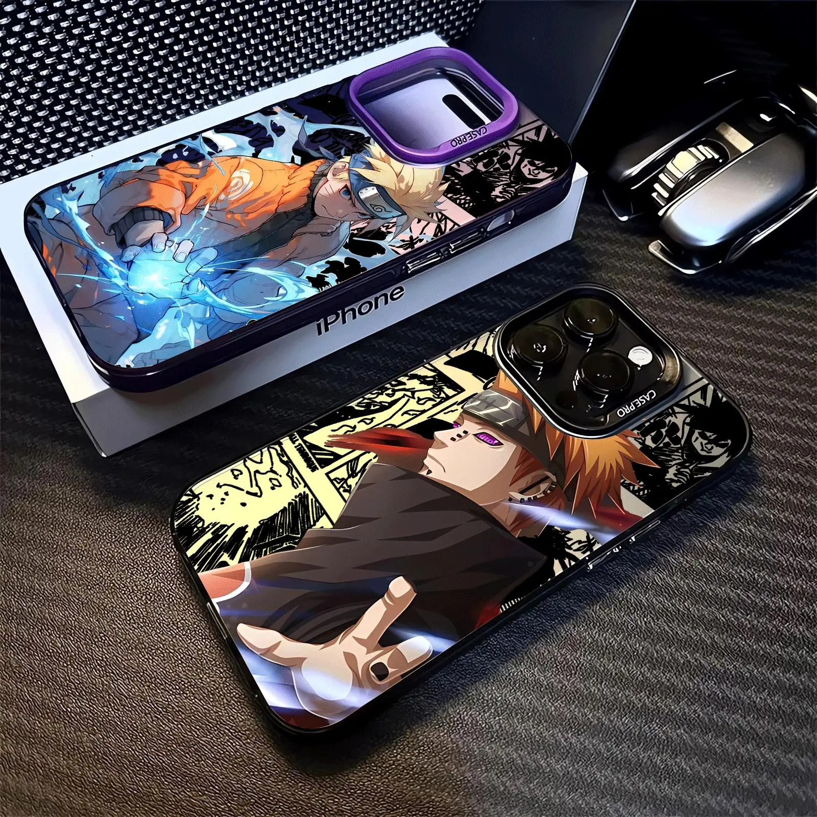 Phone Case for iPhone 15 Pro Max 12 Pro X 11 13 14 Plus XS Max XR 14 Fashion TPU Silicone Soft Cover Art N-Naruto Cartoon