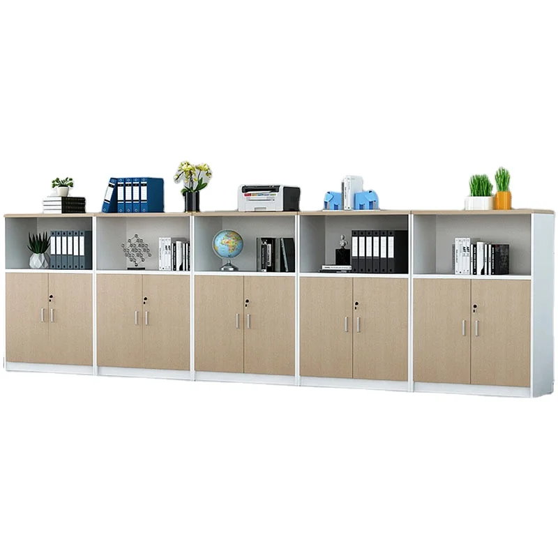 Contemporary Modern Wooden File Cabinets For Office School Workshop-Practical Furniture Organizing Storing Documents Archives