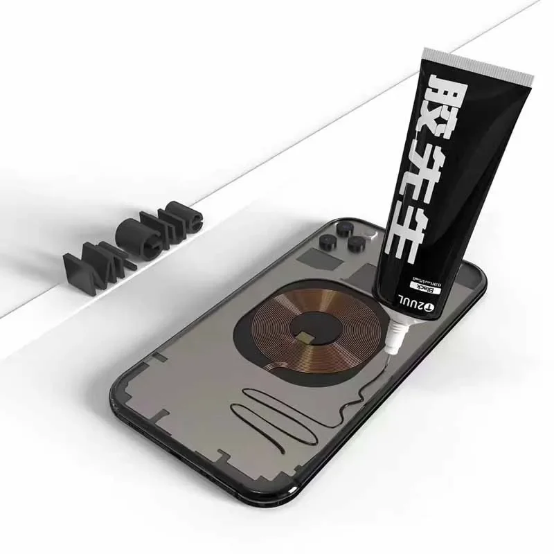 5pcs 2UUL Mr Glue for Repair 25ml White Black Adhesive Multi Purpose Quick Drying Super Strong Phone Touch Screen Glue Tool