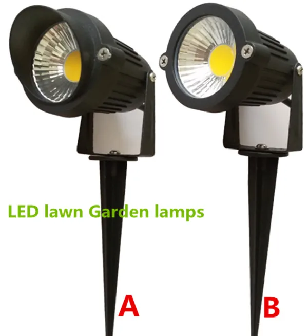 10pcs Bright 110v 220v  12V 3W COB LED Lawn Lamps Light IP65 Waterproof Landscape Outdoor Lights Garden Path Pond Light Warranty