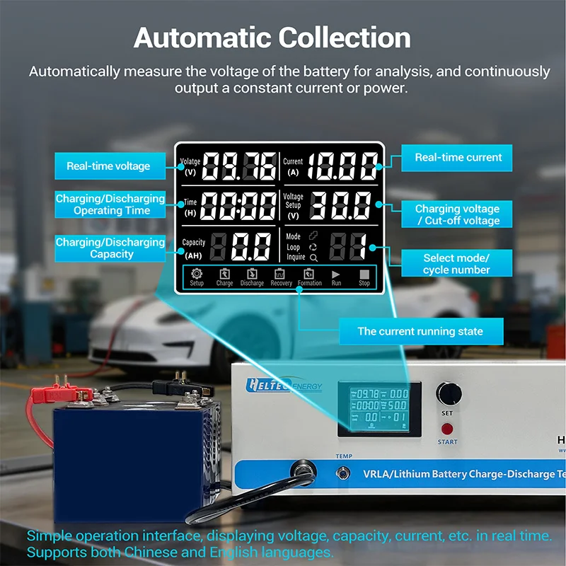 Heltec 9-99V 20A Single Channel VRLA/Lithium Battery capacity Tester/Discharge Digital Display Load Tester for NiMH Lipo/Lifepo4