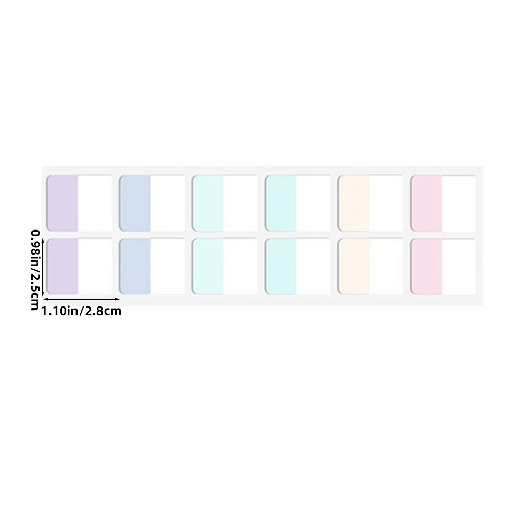 240 قطعة علامات الصفحة اللاصقة النابضة بالحياة تسميات كتاب علامات التبويب التوضيحية لأجهزة الكمبيوتر المحمولة الكتاب المقدس الموثق مجلد ملفات مخطط الإمدادات #4