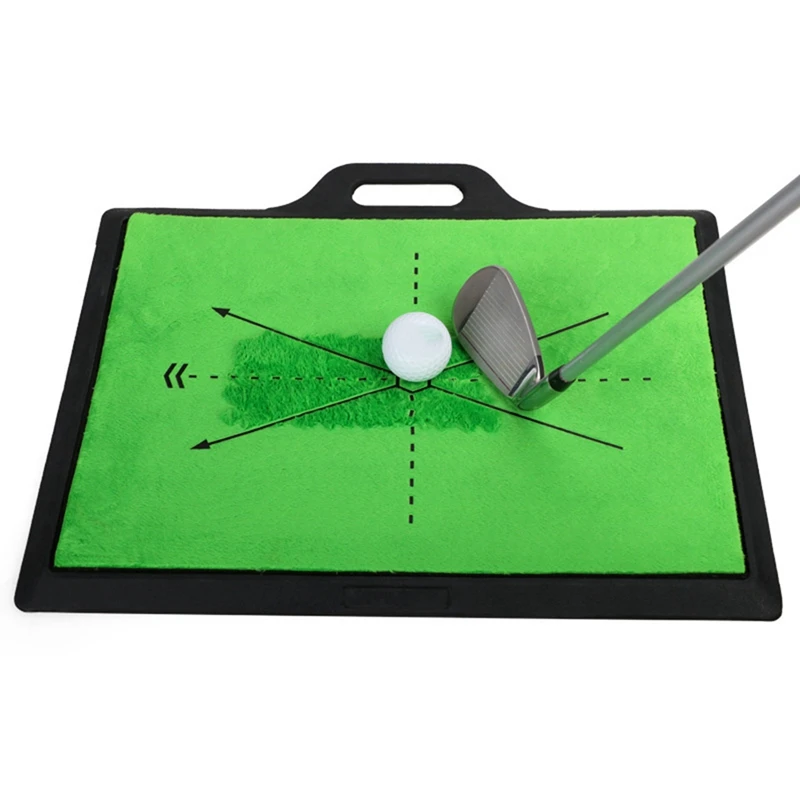 NEW-Golf Hitting Mat Golf Training Mat For Swing Path Feedback Detection Batting Extra Replaceable Golf Practice Mat