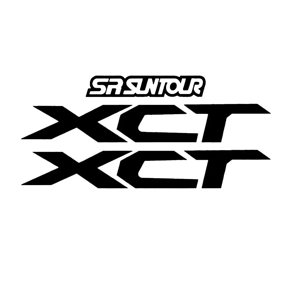 2PCS/SET XCT-Inspired Style Bike Fork Decals - Self-Adhesive Decorative Vinyl Stickers for Cycling