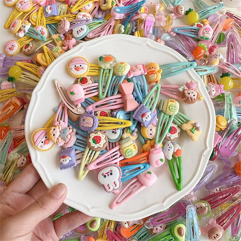 10Pcs/Lot Fashion Children Hair Accessories BB Head Dripping Clips Broken Baby Bangs Side Hairpin Headgear Girls Fairy Headdress