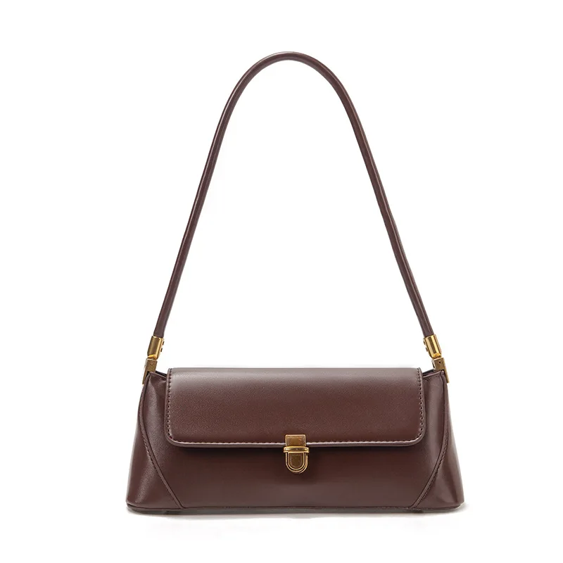 Borse piccole Vintage Coffee French Stick borsa ascellare per le donne borsa Casual pendolari borse a tracolla Casual borse per ragazze portatili