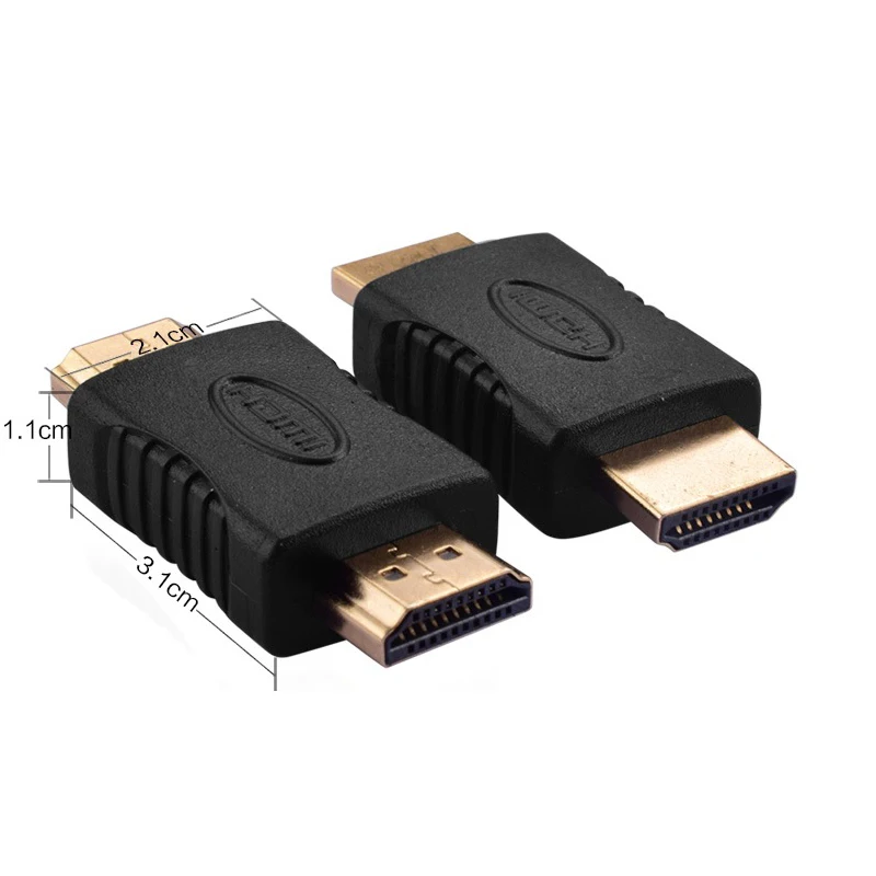 HDMI Male To Male Connector HDMI Connector Computer TV Projector High-definition Conversion Head