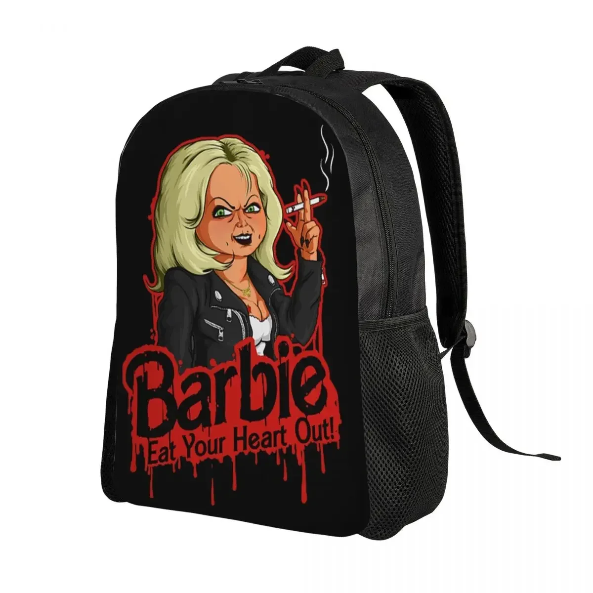 Halloween Eat Your Heart Out Backpacks for Women Men Water Resistant School College Child's Play Horror Bag Print Bookbags