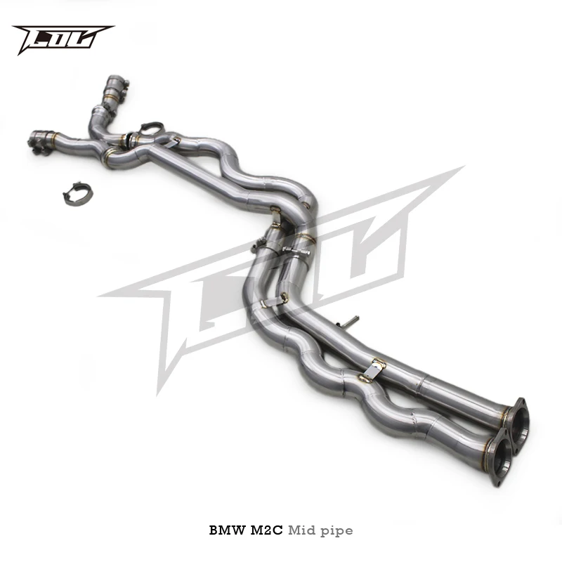 Custom Factory Ready  Exhaust Mid Pipe for  M2C/M2 Competition S55 3.0T 2018-2023 Ready F87 Exhaust Midpipe in Stock