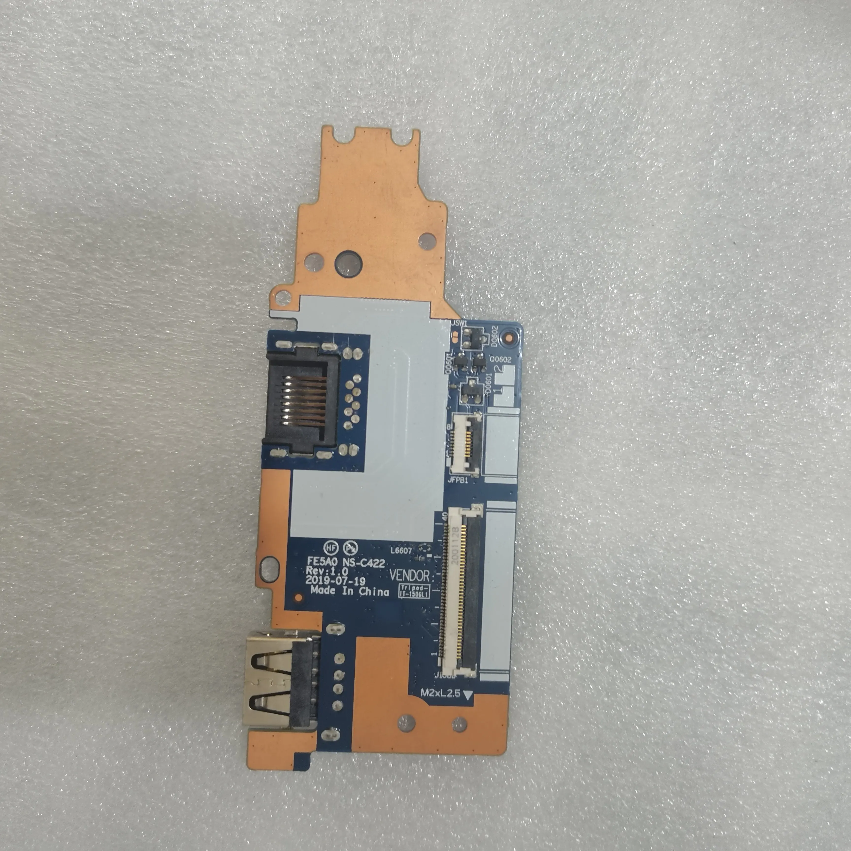 Module Board for Lenovo Thinkpad E15 R15 Gen1 USB Power Switch LAN NS-C422