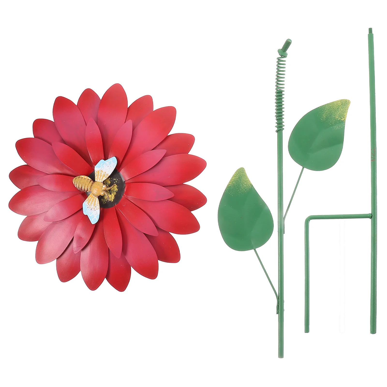 

Garden Wrought Iron Sunflower Colorful Flowers Courtyard Decoration Outdoor Lawn Metal Yard Decorations Spring