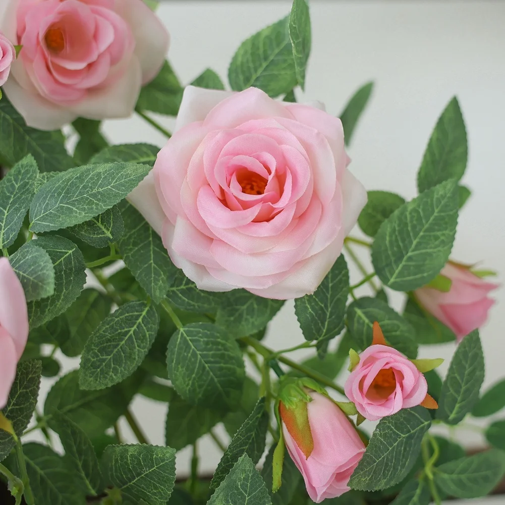 Vibrant Faux Rose V…