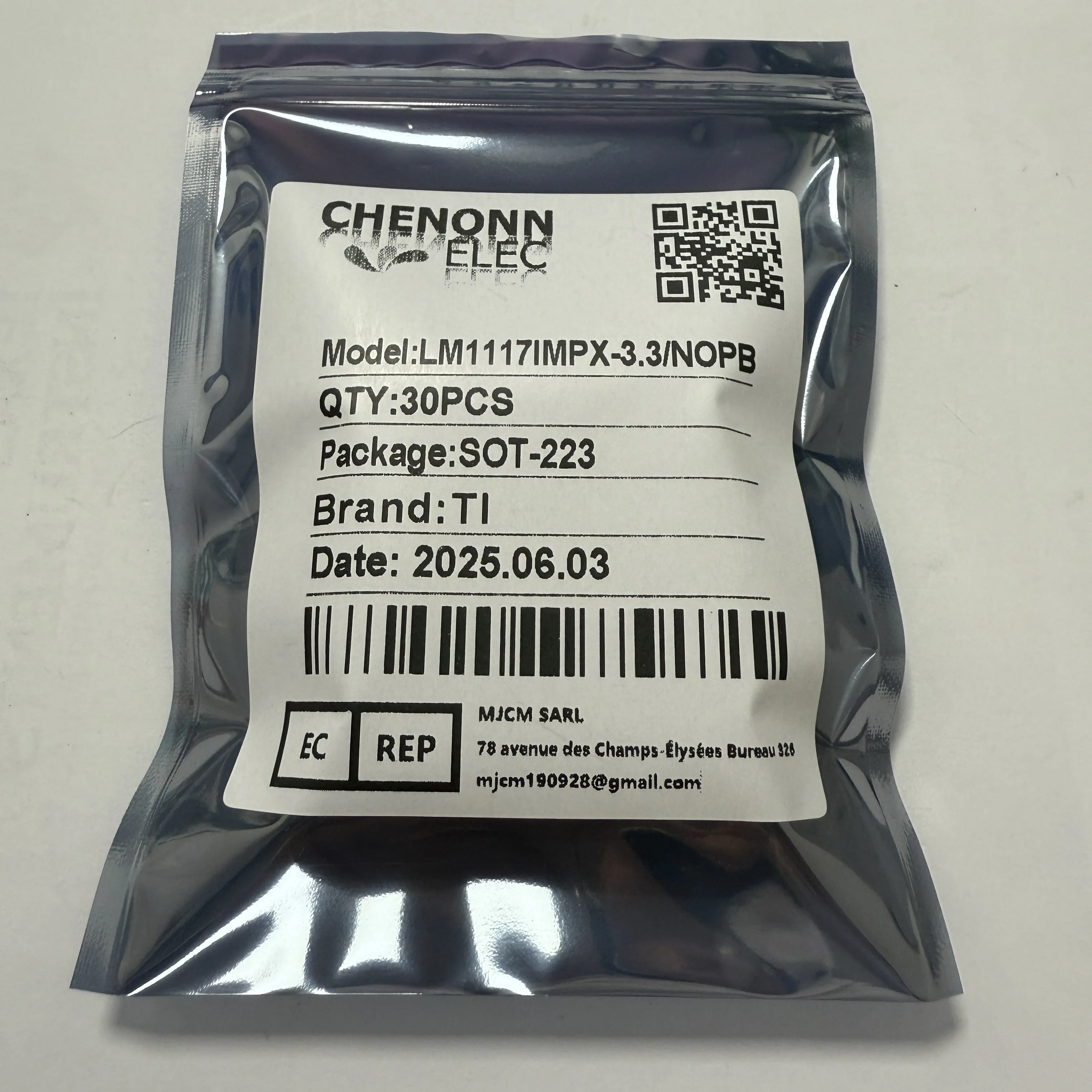 10 TEILE/LOS LM1117IMPX-3.3/NOPB (Linear spannung regler (LDO))