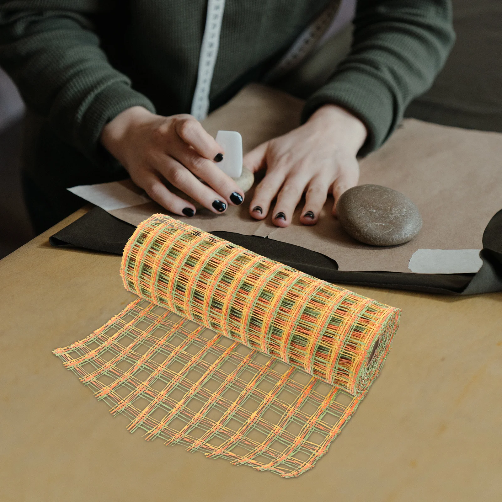 

Decorative Mesh Ribbon Bee Festival Wreath DIY Crafts Gift Box Flower Packing Supplies Unique Party Decor Mesh Ribbon