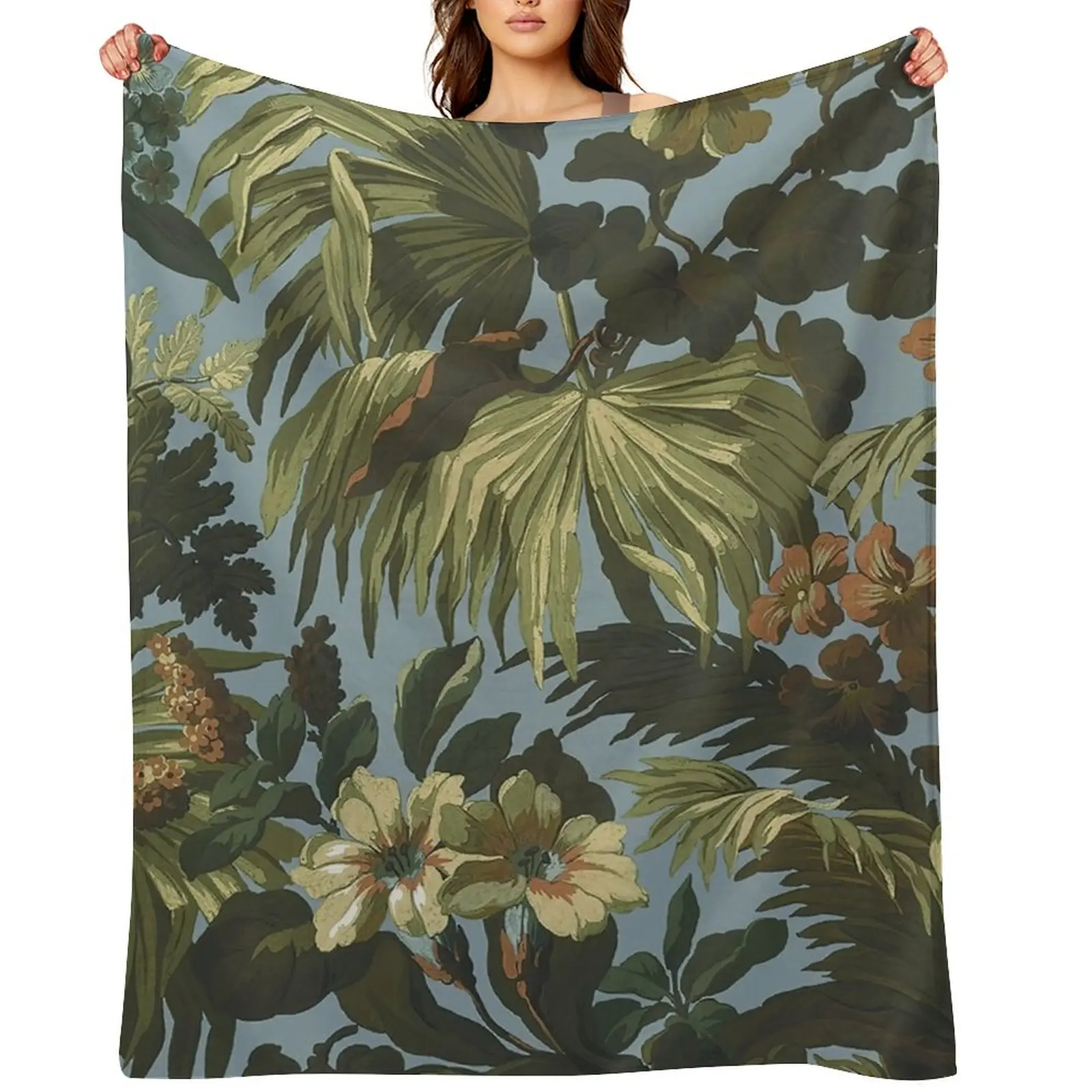 

floral Throw Blanket halloween For Sofa Thin Cute Plaid Kid'S Blankets