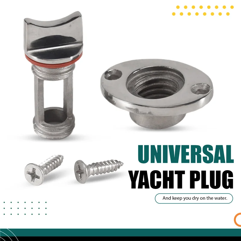 

ABSE-Сливная пробка для лодки из нержавеющей стали, дренажное отверстие для морской лодки, фурнитура для гаража, аксессуары для лодок