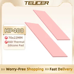 TEUCER HP400 70x22mm 2 pezzi Pad termico GPU Non conduttivo CPU dissipatore di calore raffreddamento Pad in Silicone conduttivo