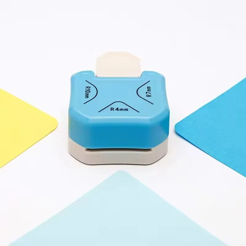 R4/R7/R10 Handheld 3 In 1 Corner Rounder Cutter Paper Punch For Scrapbook Photo Card Business Card Label DIY Craft Hand Tool Set