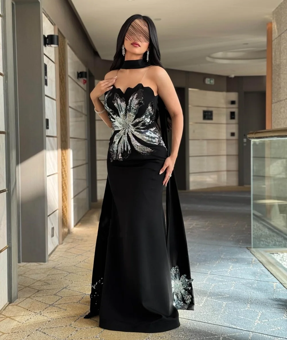 

Длинные платья из джерси с блестками по индивидуальному заказу, длинные платья с вырезом в форме сердца, женские роскошные вечерние блестящие платья на заказ