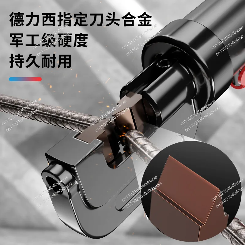 Hydraulic steel shear manual hydraulic pliers 12B alloy cutter head quick cutter portable manual